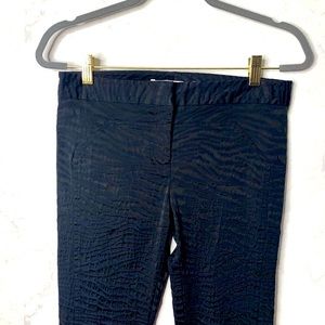 DVF leopard cheetah jacquard stretch skinny pants
